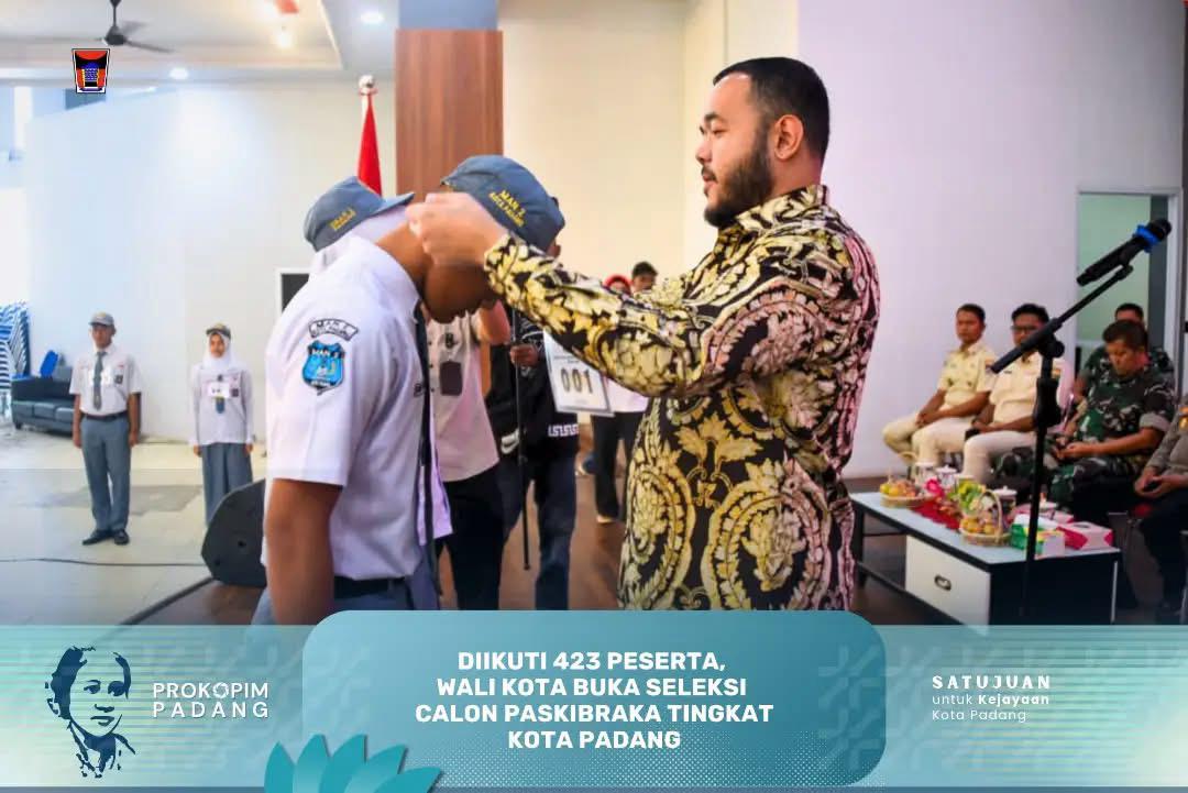Wali Kota Padang buka Seleksi Calon Paskibraka Tingkat Kota Padang