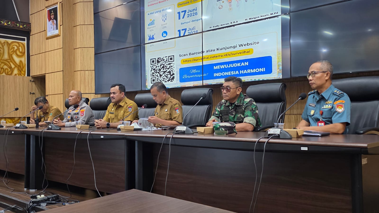 Pemko Padang Gelar Rakor Teknis Persiapan Pengukuran Indeks Harmoni Indonesia 2026